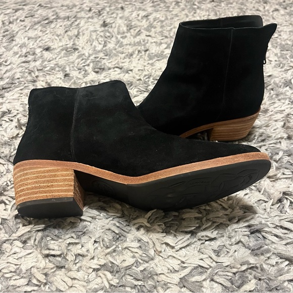 Kork-Ease Kecia Genuine Suede Ankle Boots - size 9 - black - Picture 5 of 5